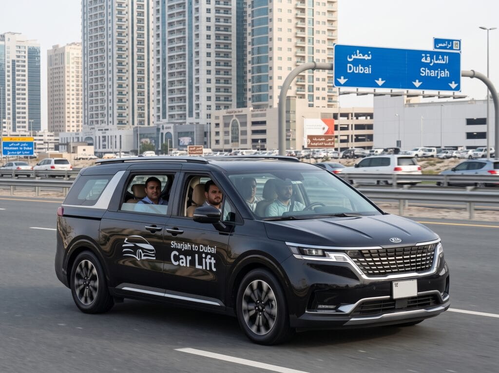 Sharjah to Dubai Car Lift